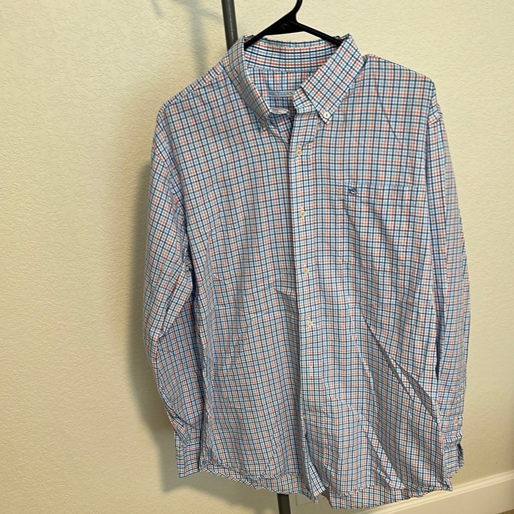 Southern Tide Multicolor Checkered Button Down Shirt